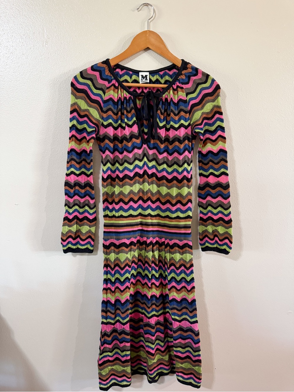 M Missoni | Chevron Mulitcolor‎ Midi Dress, size 6